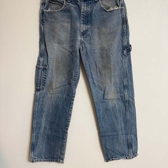 Y2K Bulwark FR Flame Resistant Carpenter Work Jeans Blue Denim - Picture 1 of 7